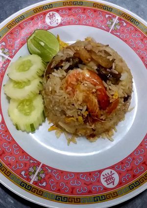 รูปของ ข้าวผัดกุ้งเห็ดหอม