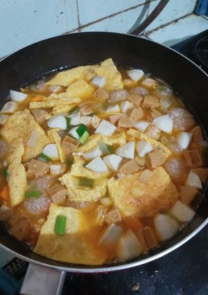 Foto resep Sup Omelet Bola Kepiting