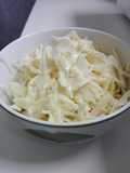Ensalada de repollo con vinagreta coleslaw