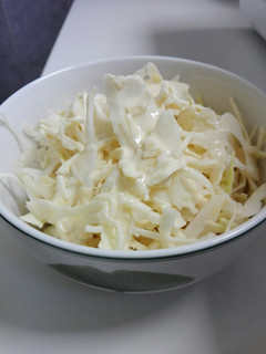 Una foto de Ensalada de repollo con vinagreta coleslaw