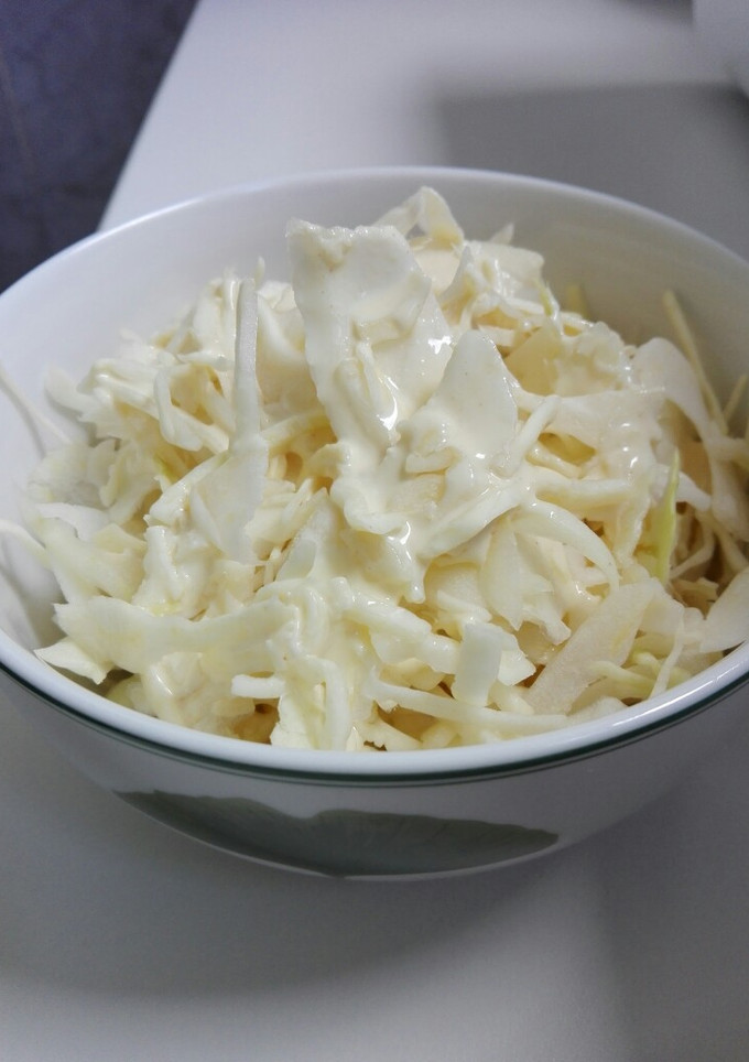 Una foto de Ensalada de repollo con vinagreta coleslaw