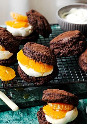 Foto resep •°Mandarin and Chocolate Scones°•