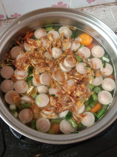 Foto resep Sup Sosis / Bakso Favorite Keluarga