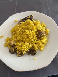 Una foto de Arroz con setas