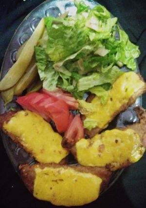عکسی از دستور همبرگر خانگی