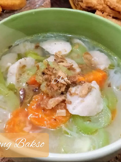 Foto resep Sop oyong bakso