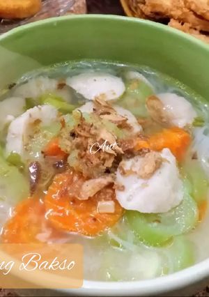 Foto resep Sop oyong bakso