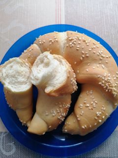 Békebeli házi kifli recept fotója