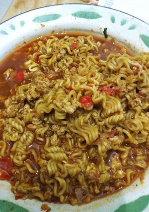 Foto resep Indomie Nyemek Pedas Kari (indomie bangladesh)