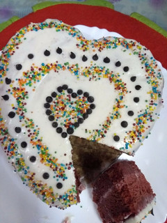 A picture of Red velvet cake.