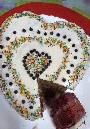 A picture of Red velvet cake.