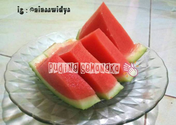 Resep Puding Semangka 👏 Oleh Ninaa Widya - Cookpad