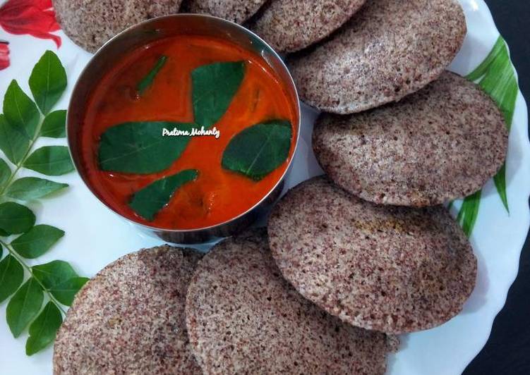 Simple Way to Make Any-night-of-the-week Ragi Idli