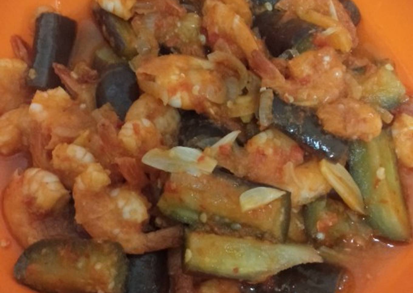 Sambal udang terong