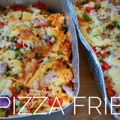 A picture of Pizza fries.