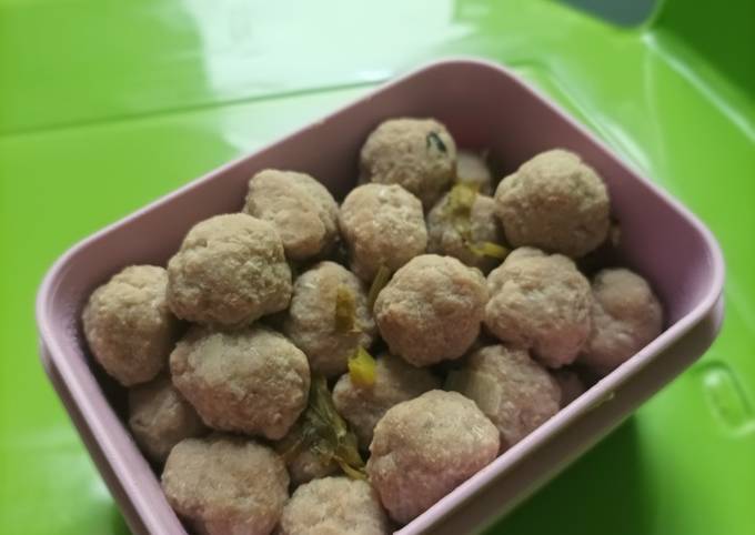 Recipe: Tasty Mpasi 1+ bakso ikan