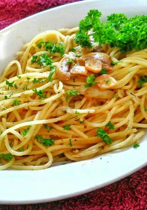 Foto resep Spagetti Aglio Olio