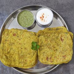 A picture of Potato Paratha (No stuffing).