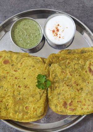 A picture of Potato Paratha (No stuffing).