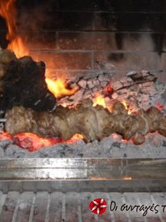 Φωτογραφία της συνταγής Κοντοσούβλι στο τζάκι