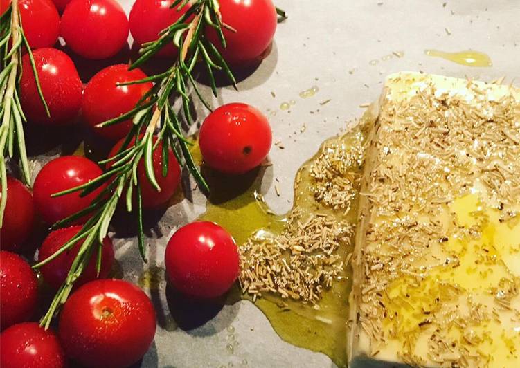 Feta et tomates rôties