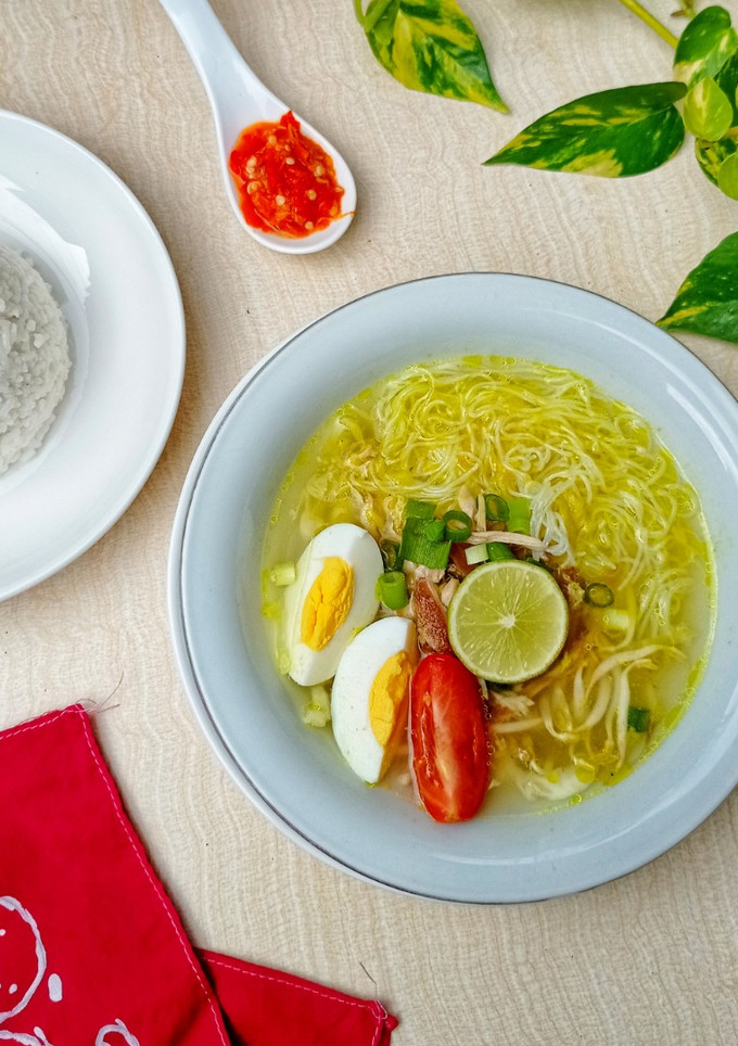 Foto resep Soto Ayam Lamongan (Kuah Bening)