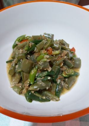 Foto resep Tumis terong rebon
