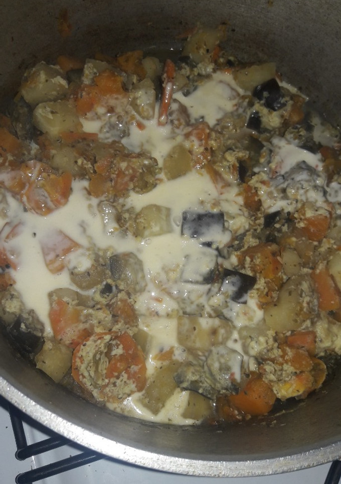 Una foto de Revuelto de verduras fácil, sano y rápido