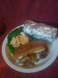 Asiago sausage hoagie