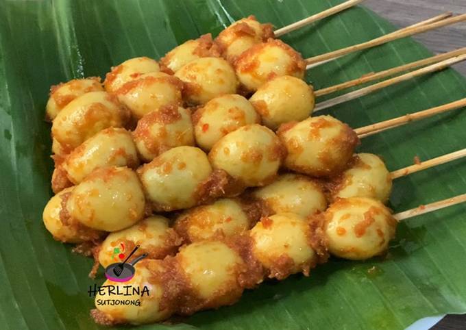 Resep Sate Telur Puyuh Ala Angkringan Oleh Herlina Jayanti Sutjonong