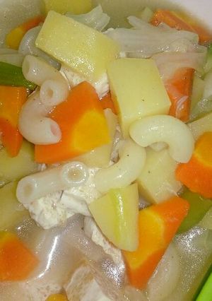 Foto resep Sop makaroni