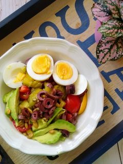 【美式輕食】蛋醃黃瓜沙拉 的食譜成品照片