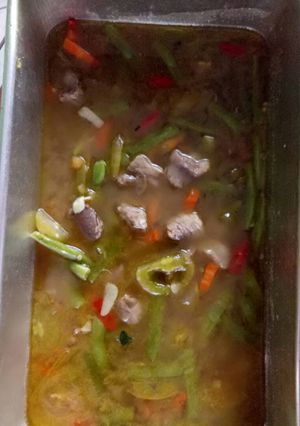 Foto resep Asem asem daging pedas manis