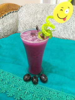 A picture of Jamun slush.