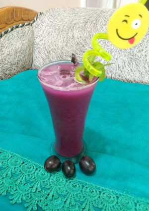 A picture of Jamun slush.