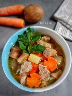 Foto resep Sop Daging Sosis