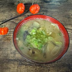 A picture of Aubergine Miso Soup.