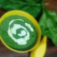 A picture of Palak soup.
