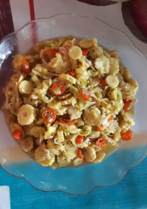 Foto resep Oseng Jagung Muda sederhana