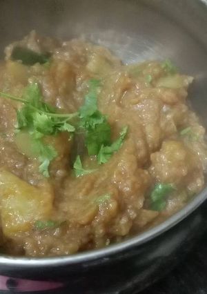 A picture of Kaddu ki Sabji.
