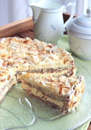 Svéd mandulatorta recept fotója