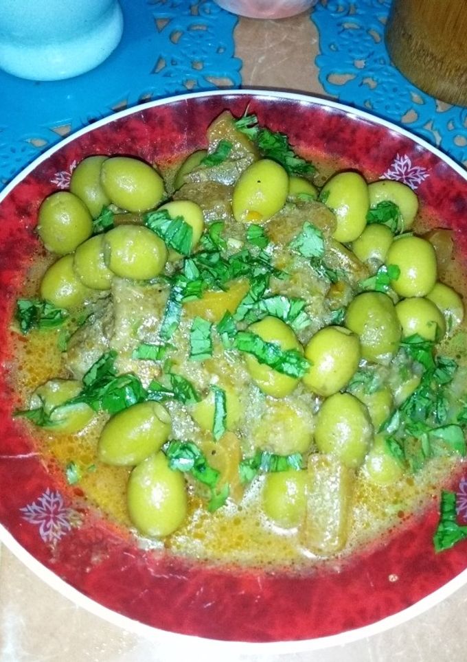 صورة لوصفة مرقة زيتون