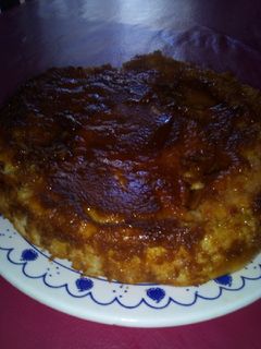 Una foto de Budín de pan lactal