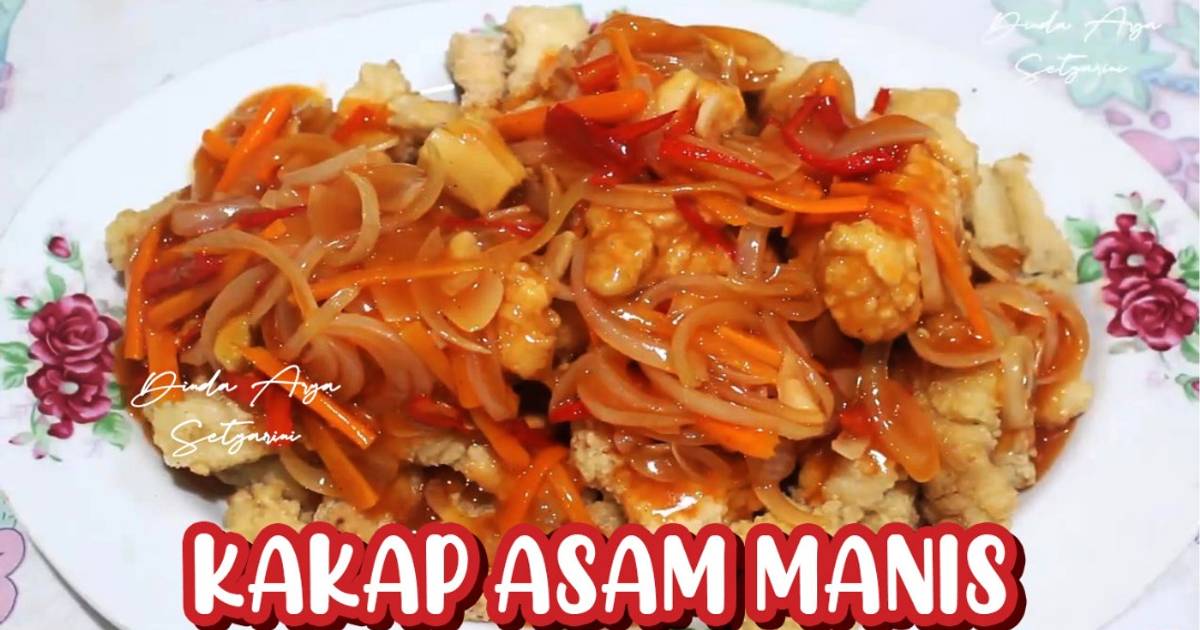 441 resep kakap asam manis enak dan sederhana ala rumahan - Cookpad