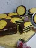 96. Puding Cokelat Lapis Biskuit Lemonia