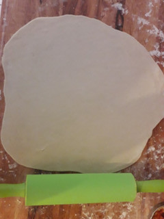 Una foto de Masa para pizza🍕 facilísimo, (sin levadura) lista en 5 minutos