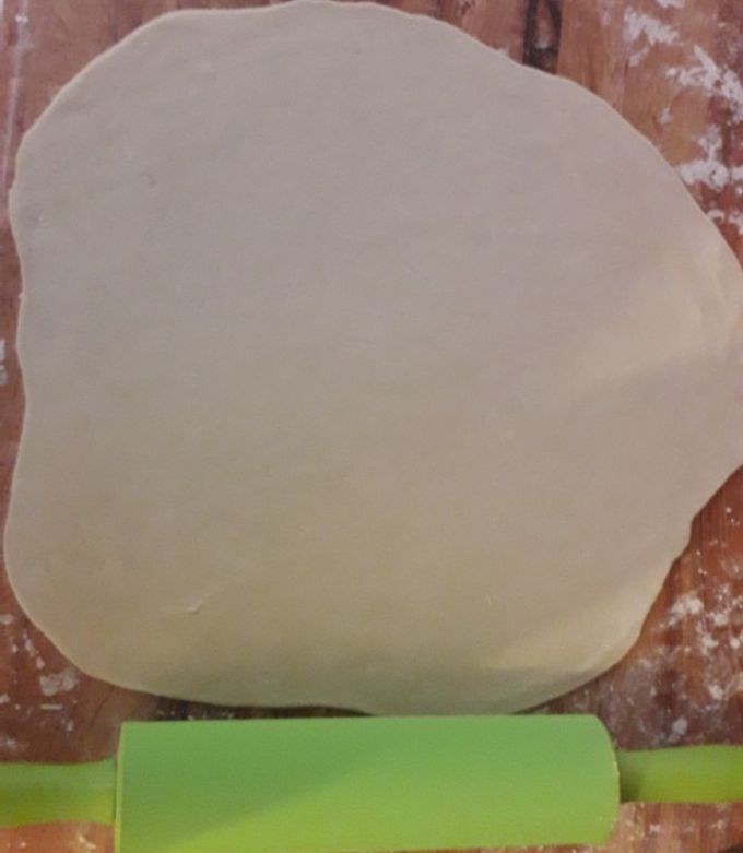Una foto de Masa para pizza🍕 facilísimo, (sin levadura) lista en 5 minutos