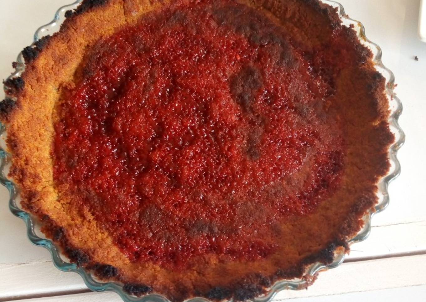 Left over pie cake