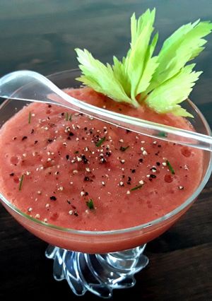 A picture of Sig's Tomato Salad Slurp.