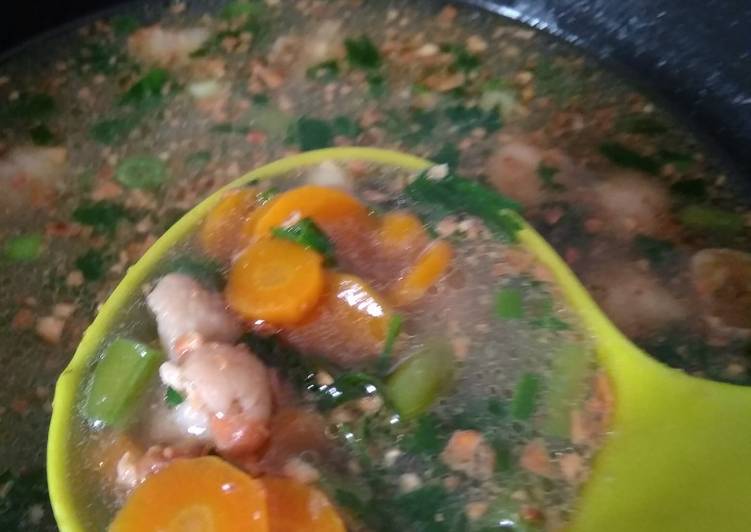 Resep SOP kulit ayam simple, Menggugah Selera